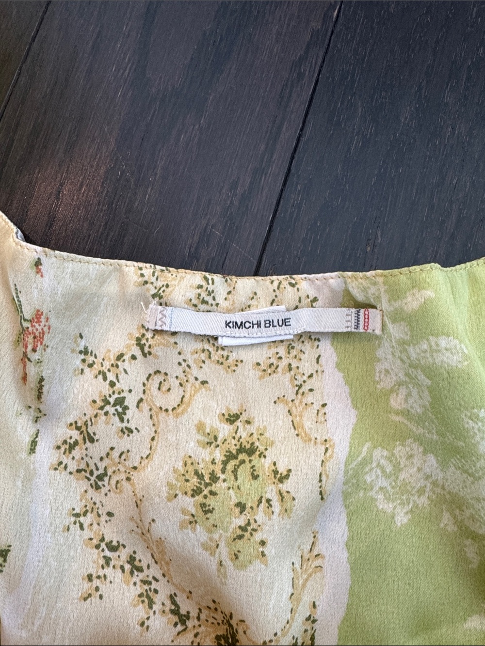 Kimchi Yellow Floral Skirt - Picture 2 of 2